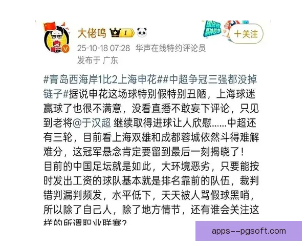 中国足协重罚假球案 上海申花等四队新赛季各扣十分